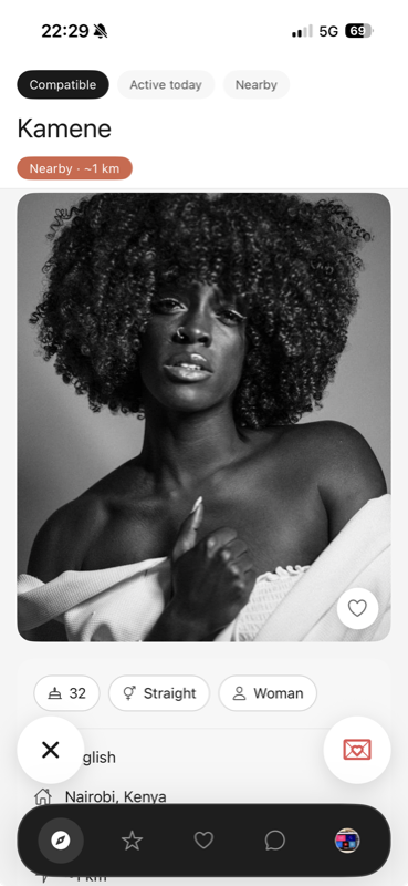 Discover profiles on Mapenzi